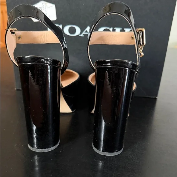 Coach Isabella Black Platform Heels - Picture 5 of 6